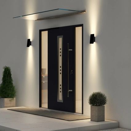 Viking - LED stmievateľné solárne nástenné svietidlo LED/1,5W/3,7V IP65 4000K 2000 mAh