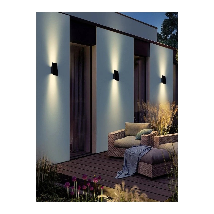 Viking - LED stmievateľné solárne nástenné svietidlo LED/1,5W/3,7V IP65 4000K 2000 mAh