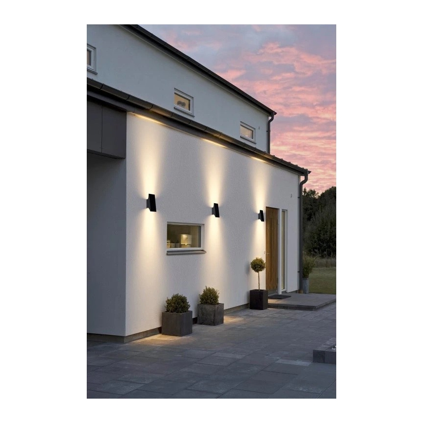 Viking - LED stmievateľné solárne nástenné svietidlo LED/1,5W/3,7V IP65 4000K 2000 mAh