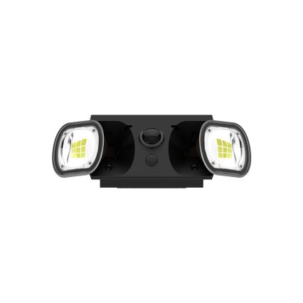 Viking - LED stmievateľné solárne nástenné flexibilné svietidlo so snímačom LED/1,3W/3,7V IP44 4000K 2000 mAh