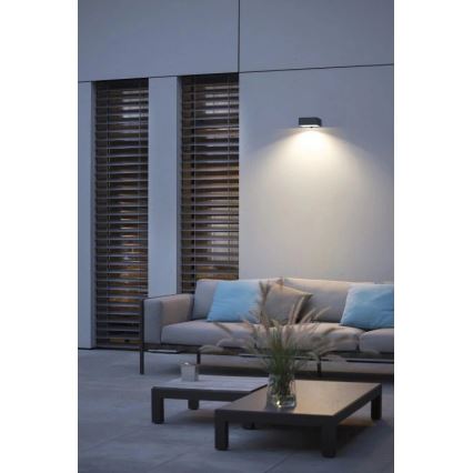 Viking - stmievateľné solárne LED nástenné svietidlo s čidlom LED/2W/3,7V IP65 4000K 2000 mAh