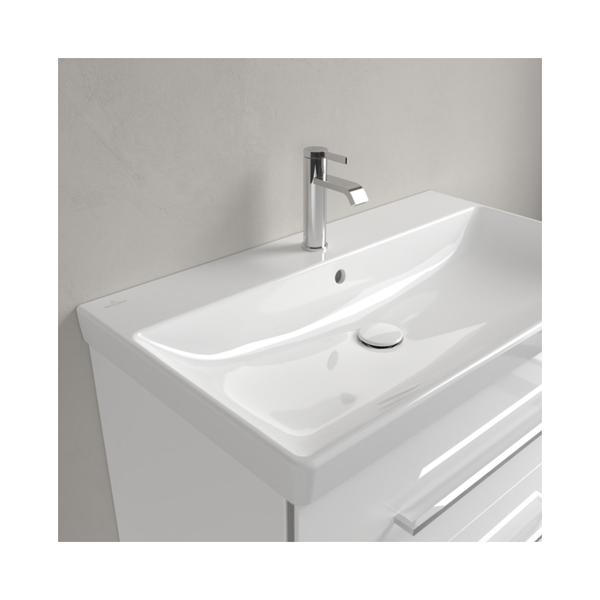 Villeroy & Boch 41568001 - Závesné umývadlo AVENTO 80x47 cm keramika/biela
