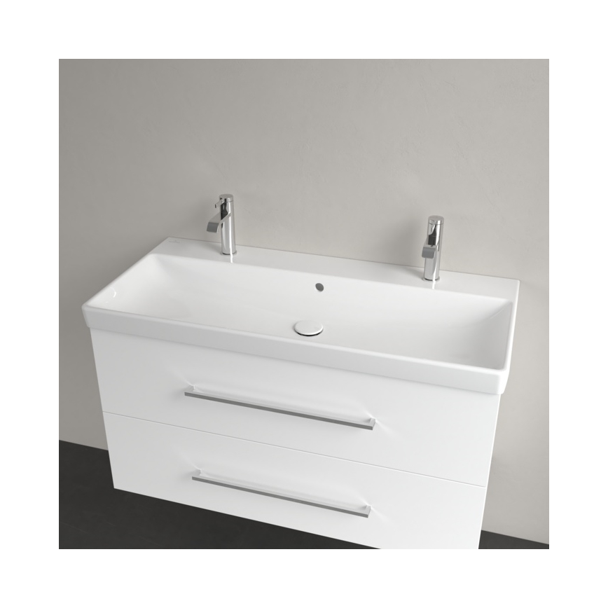 Villeroy & Boch 4156A401 - Závesné umývadlo AVENTO 100x47 cm keramika/biela