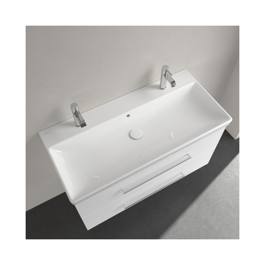 Villeroy & Boch 4156A401 - Závesné umývadlo AVENTO 100x47 cm keramika/biela