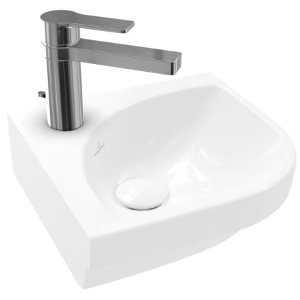 Villeroy & Boch 43714601 - Rohové závesné umývadlo SUBWAY 3.0 32x32 cm keramika/biela