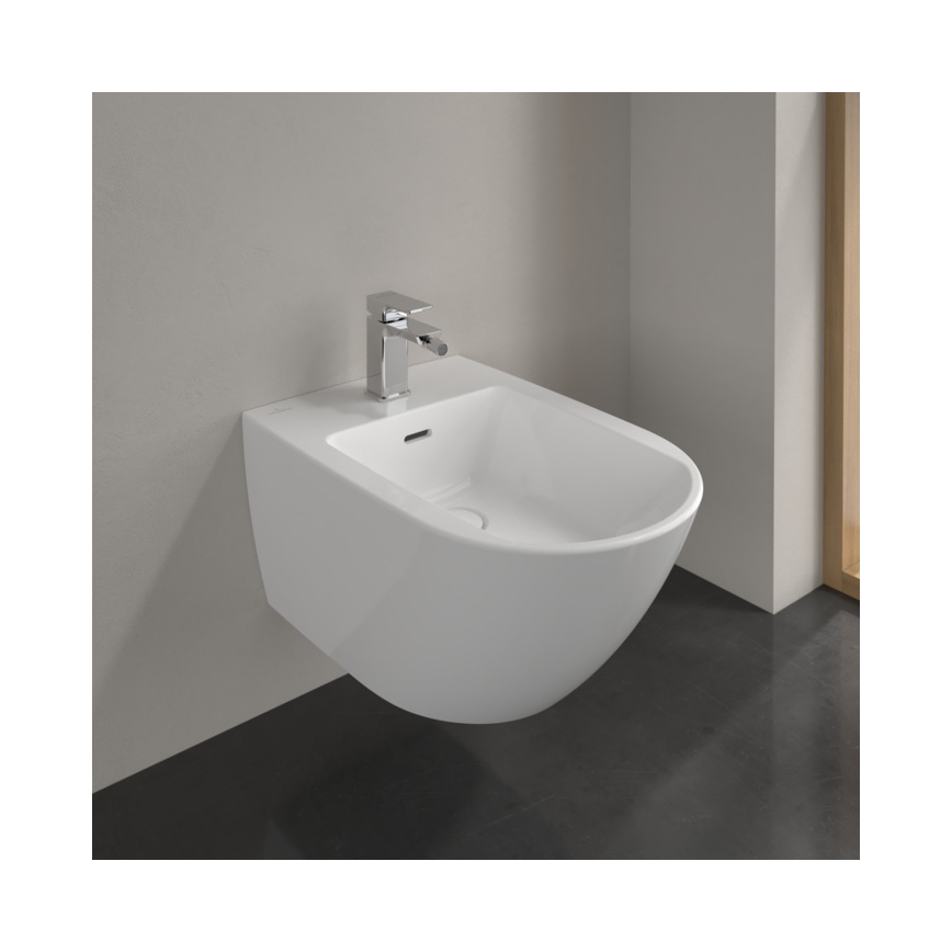 Villeroy & Boch 447000R1 - Závesný bidet SUBWAY 3.0 keramika/biela