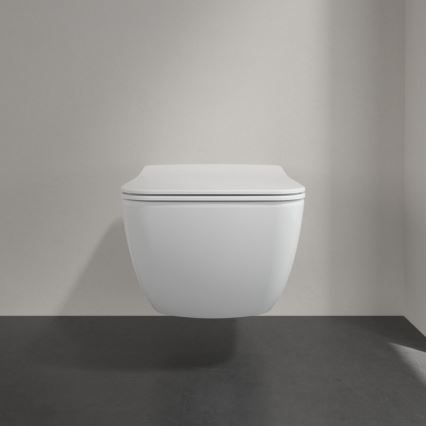 Villeroy & Boch 4611RL01 - Závesné WC s WC sedátkom SoftClose VENTICELLO keramika/biela