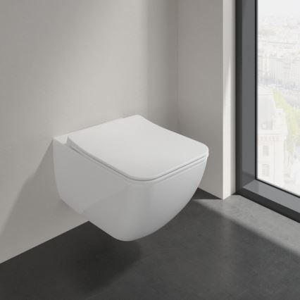 Villeroy & Boch 4611RLR1 - Závesné WC so sedátkom SoftClose VENTICELLO keramika/biela