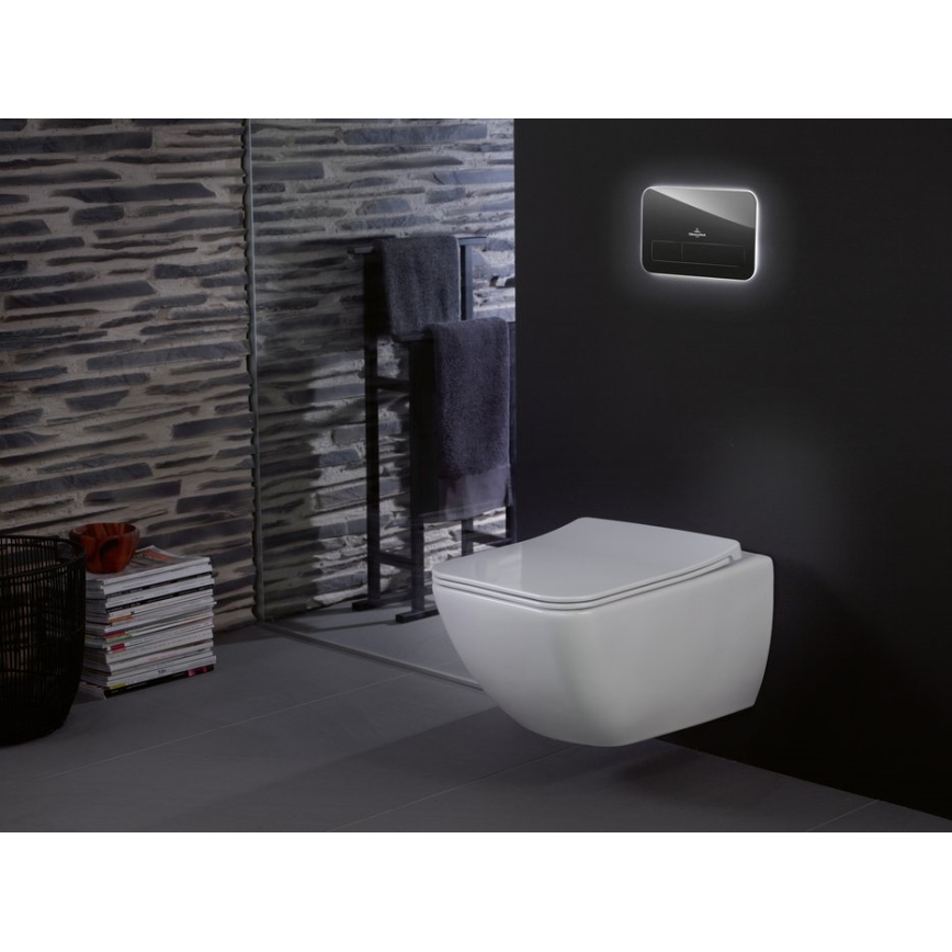 Villeroy & Boch 4611RLR1 - Závesné WC so sedátkom SoftClose VENTICELLO keramika/biela