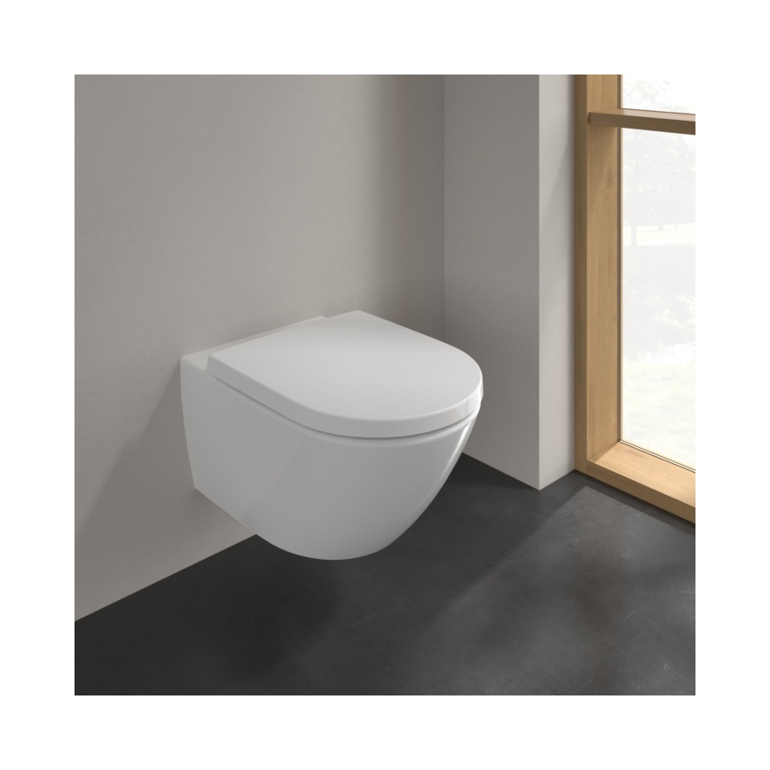 Villeroy & Boch 4670T001 - Závesné WC SUBWAY 3.0 keramika/biela