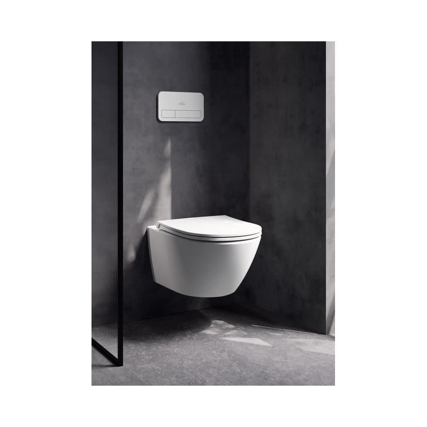 Villeroy & Boch 4670T0RW - Závesné WC SUBWAY 3.0 keramika/biela