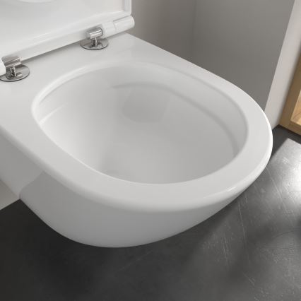 Villeroy & Boch 4670T901 - Závesné WC so sedátkom SoftClose SUBWAY 3.0 keramika/biela