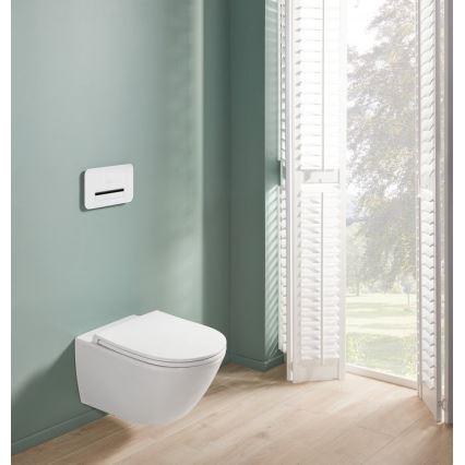 Villeroy & Boch 4670T901 - Závesné WC so sedátkom SoftClose SUBWAY 3.0 keramika/biela