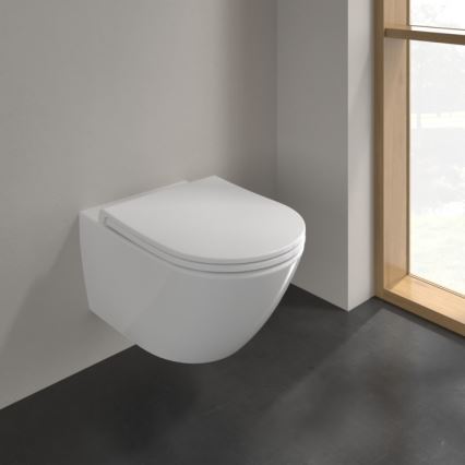 Villeroy & Boch 4670T9R1 - Závesné WC so sedátkom SoftClose SUBWAY 3.0 keramika/biela