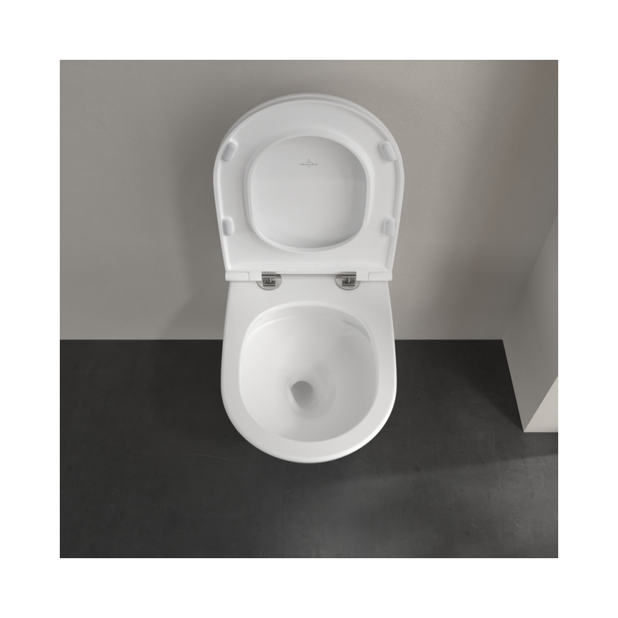 Villeroy & Boch 4670T9R1 - Závesné WC so sedátkom SoftClose SUBWAY 3.0 keramika/biela