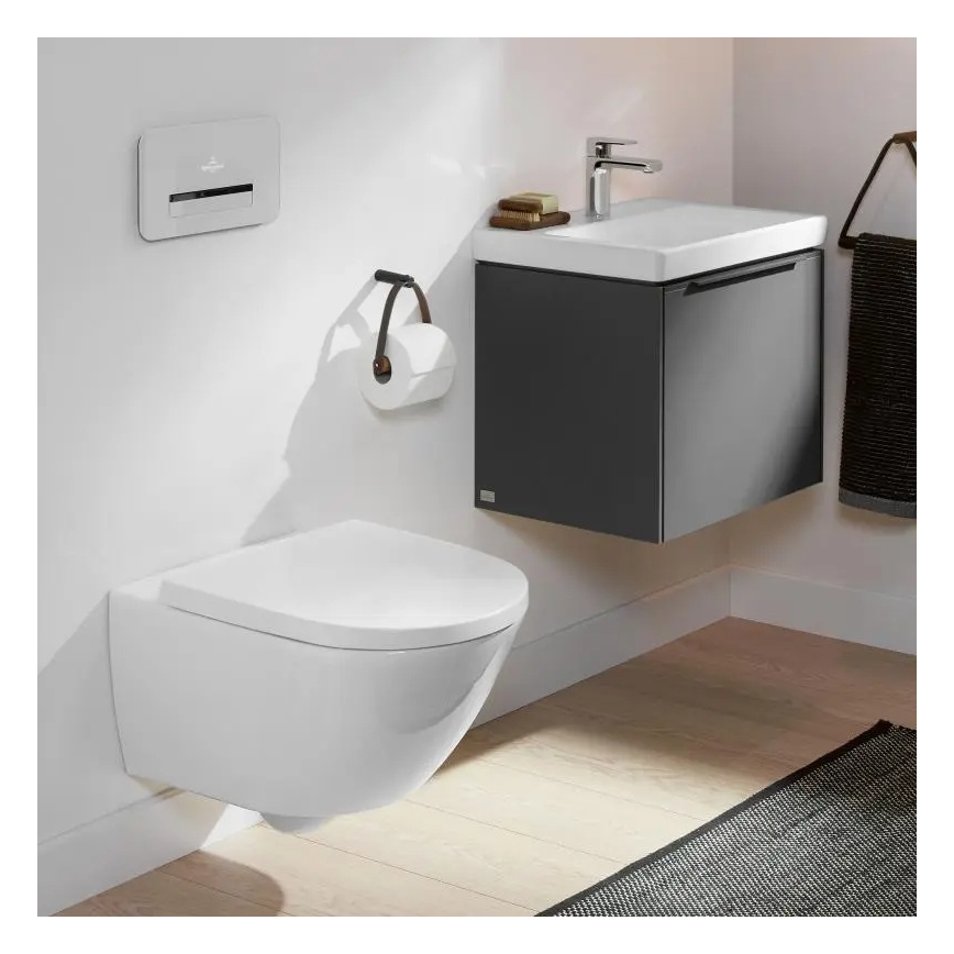 Villeroy & Boch 4670TSR1 - Závesné WC so sedátkom SoftClose SUBWAY 3.0 keramika/biela