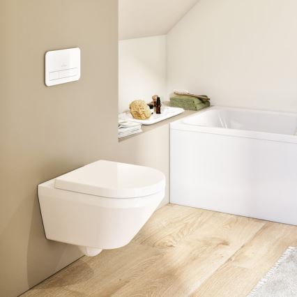 Villeroy & Boch 4694CLR1 - Závesné WC ARCHITECTURA s toaletným sedadlom SoftClose keramika/biela