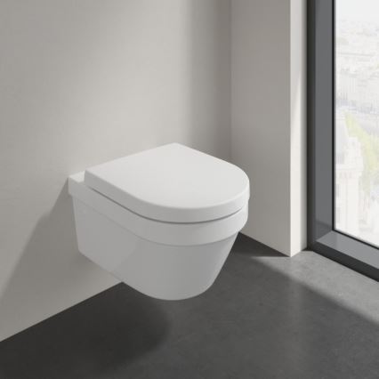 Villeroy & Boch 4694HR01 - Závesné WC so sedátkom SoftClose ARCHITECTURA keramika/biela