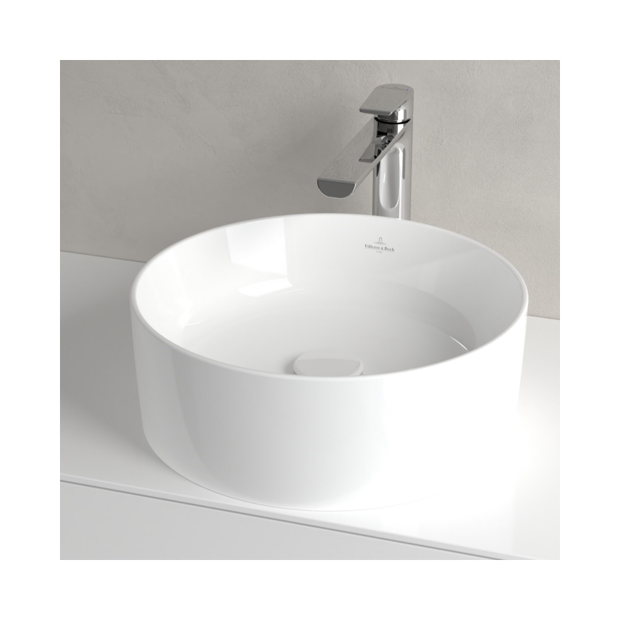 Villeroy & Boch 4A184001 - Umývadlo na dosku COLLARO, priemer 40 cm, keramika/biela