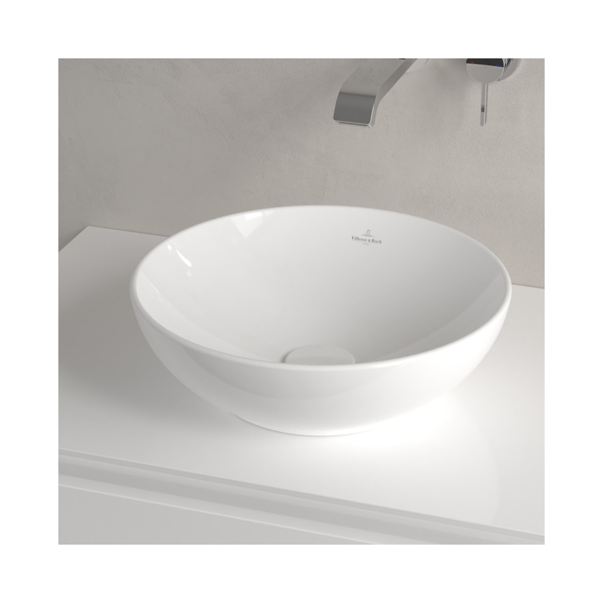 Villeroy & Boch 4A450001 - Umývadlo na dosku LOOP&FRIENDS pr. 38 cm keramika/biela