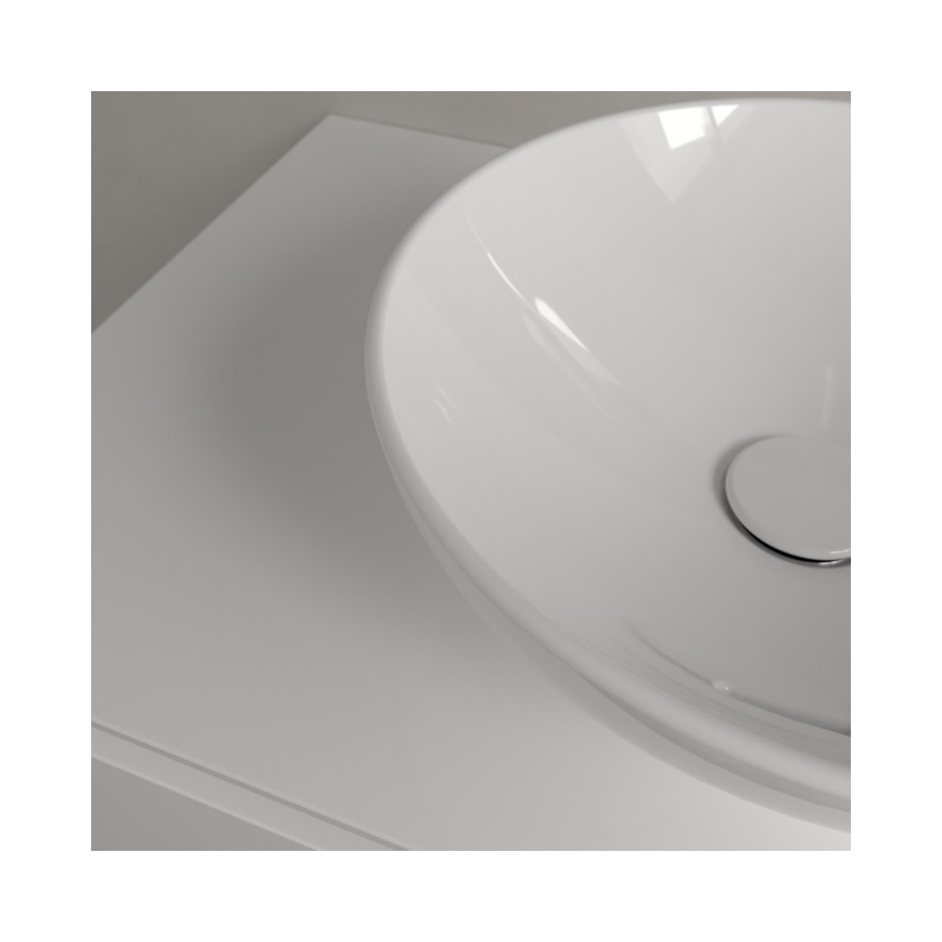 Villeroy & Boch 4A450001 - Umývadlo na dosku LOOP&FRIENDS pr. 38 cm keramika/biela