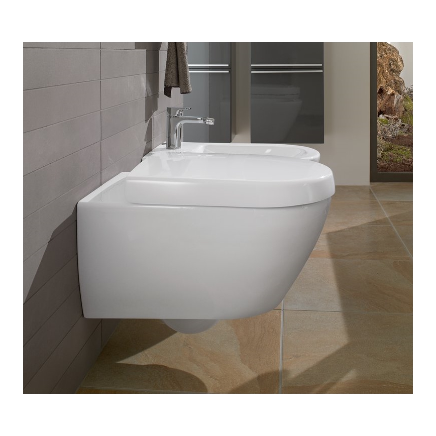 Villeroy & Boch 540000R1 - Závesný bidet SUBWAY 2.0 37x56,5 cm keramika/biela
