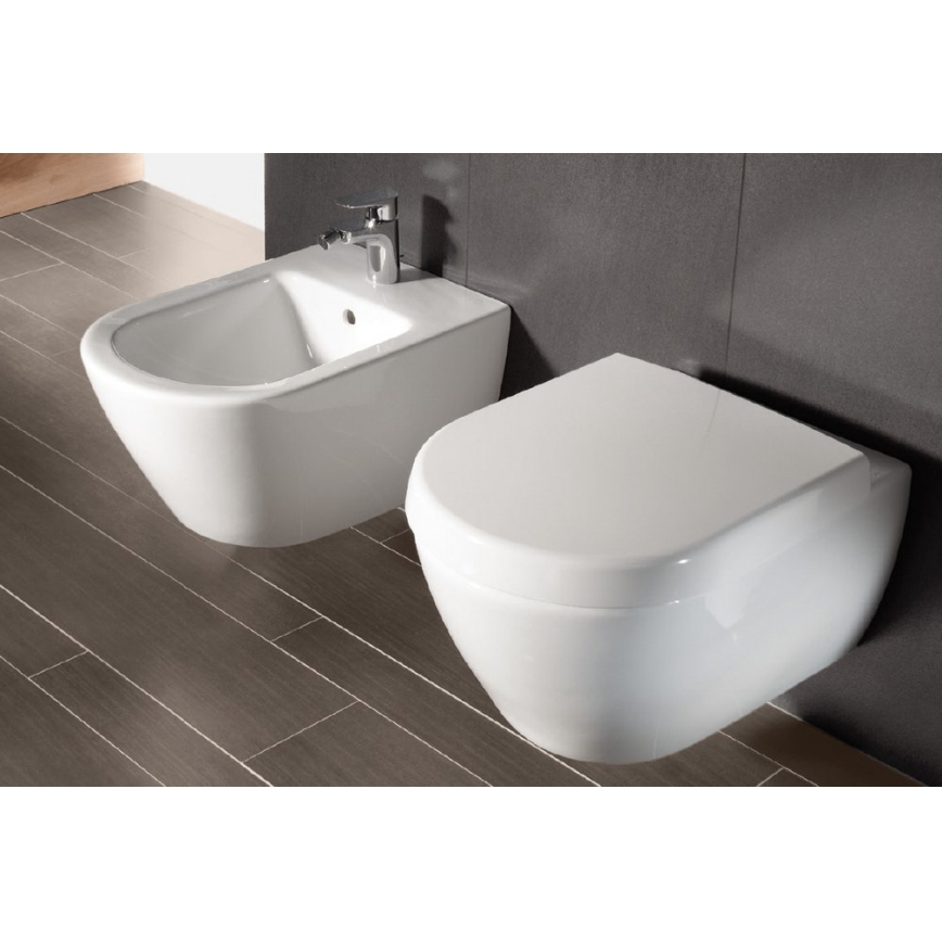 Villeroy & Boch 540000R1 - Závesný bidet SUBWAY 2.0 37x56,5 cm keramika/biela