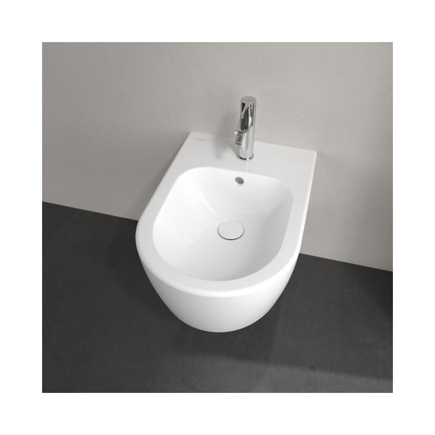 Villeroy & Boch 54050001 - Závesný bidet AVENTO keramika/biela