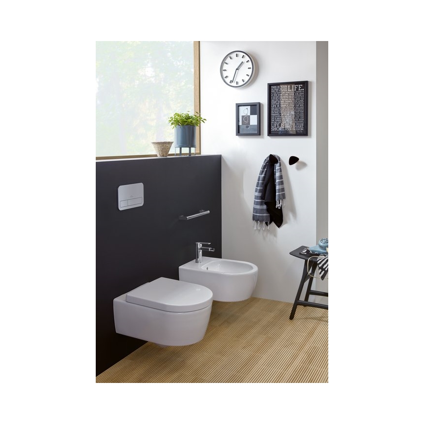 Villeroy & Boch 54050001 - Závesný bidet AVENTO keramika/biela