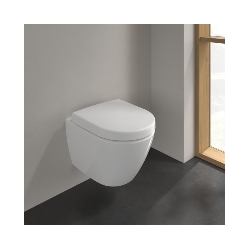 Villeroy & Boch 5606R0R1 - Závesné WC SUBWAY 2.0 keramika/biela