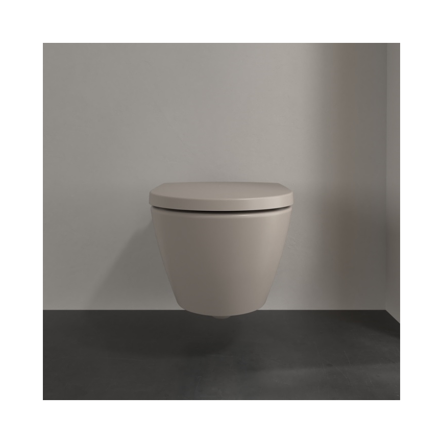 Villeroy & Boch 5614R0AM - Závesné WC SUBWAY 2.0 keramika/béžová