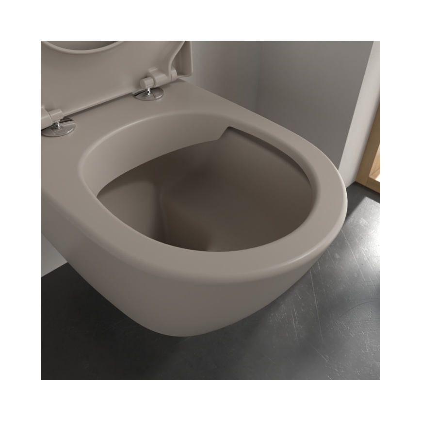 Villeroy & Boch 5614R0AM - Závesné WC SUBWAY 2.0 keramika/béžová