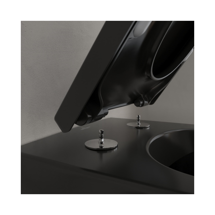 Villeroy & Boch 5614R0R7 - Závesné WC SUBWAY keramika/čierna