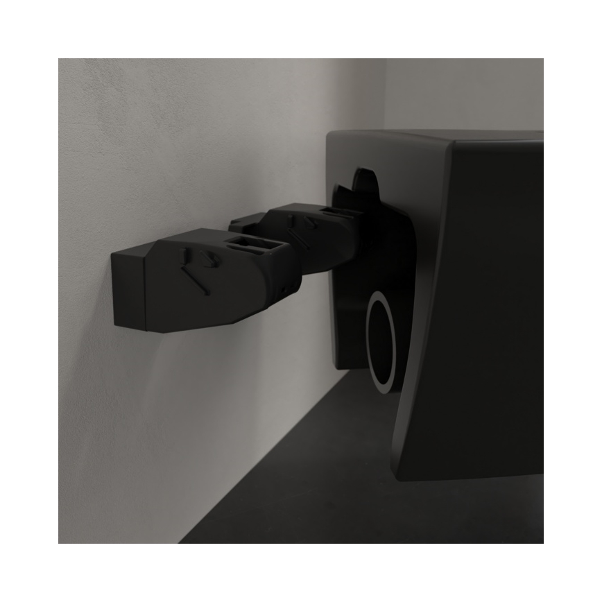 Villeroy & Boch 5614R0R7 - Závesné WC SUBWAY keramika/čierna