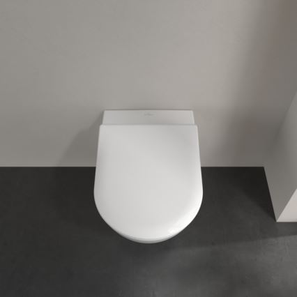 Villeroy & Boch 5614R201 - Závesné WC s WC sedátkom SoftClose SUBWAY 2.0 keramika/biela