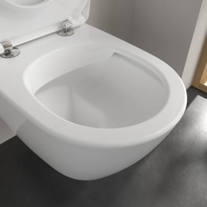 Villeroy & Boch 5614R201 - Závesné WC s WC sedátkom SoftClose SUBWAY 2.0 keramika/biela