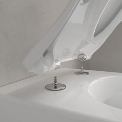 Villeroy & Boch 5614R2R1 - Závesné WC s WC sedadlom SoftClose SUBWAY 2.0 keramika/biela