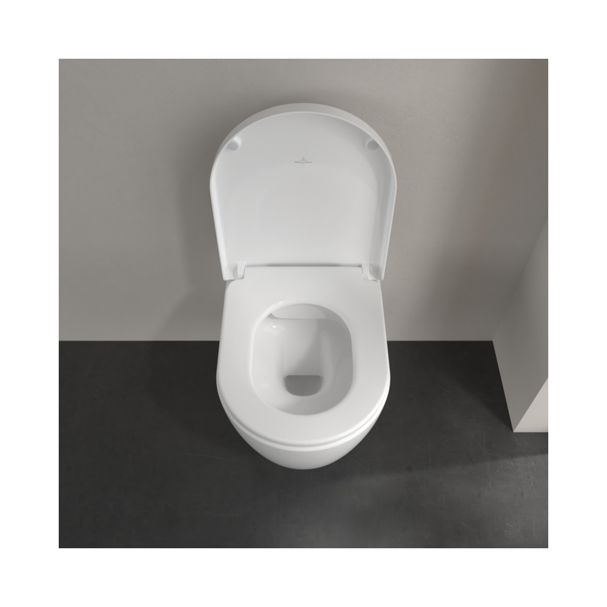 Villeroy & Boch 5656HRR1 - Závesné WC so sedátkom SoftClose AVENTO keramika/biela