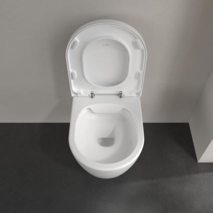 Villeroy & Boch 5656HRR1 - Závesné WC so sedátkom SoftClose AVENTO keramika/biela