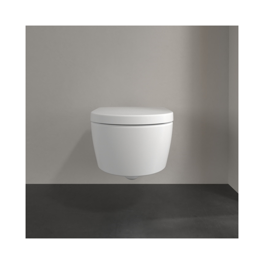 Villeroy & Boch 5656HRRW - Závesné WC so sedátkom SoftClose AVENTO keramika/biela