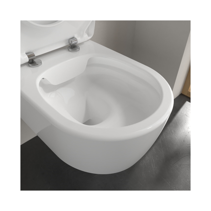 Villeroy & Boch 5656RSR1 - Závesné WC so sedátkom SoftClose AVENTO keramika/biela