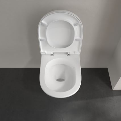 Villeroy & Boch 5660HR01 - závesné WC so SoftClose sedátkom O.NOVO, keramika/biela