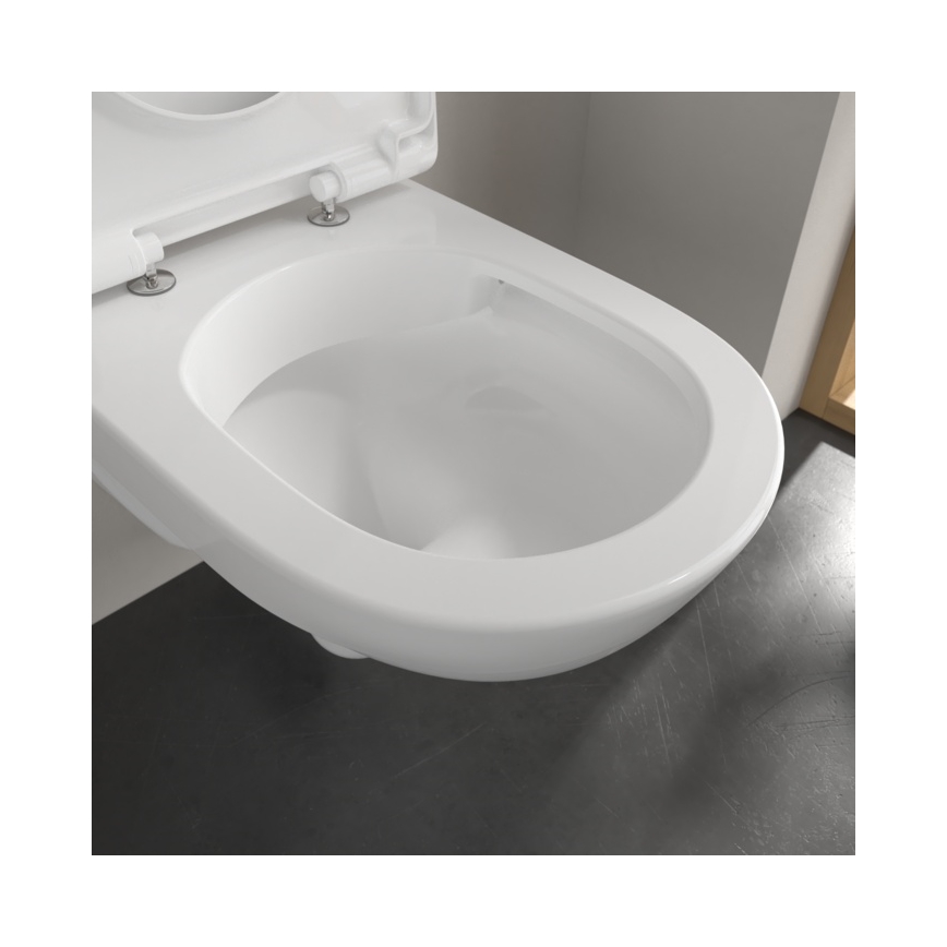 Villeroy & Boch 5660HR01 - závesné WC so SoftClose sedátkom O.NOVO, keramika/biela