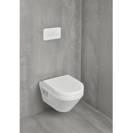 Villeroy & Boch 5684CLR1 - Závesné WC s WC sedátkom SoftClose ARCHITECTURA keramika/biela