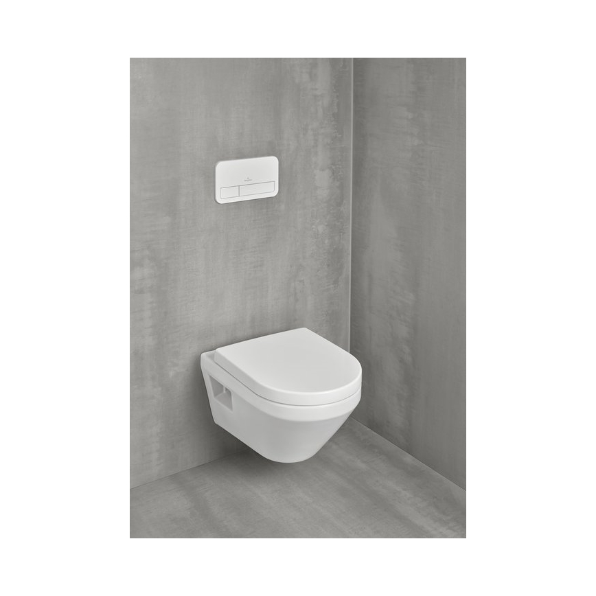 Villeroy & Boch 5684CLR1 - Závesné WC s WC sedátkom SoftClose ARCHITECTURA keramika/biela