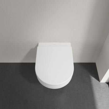 Villeroy & Boch 5684HRR1 - Závesné WC s sedadlom SoftClose ARCHITECTURA keramika/biela