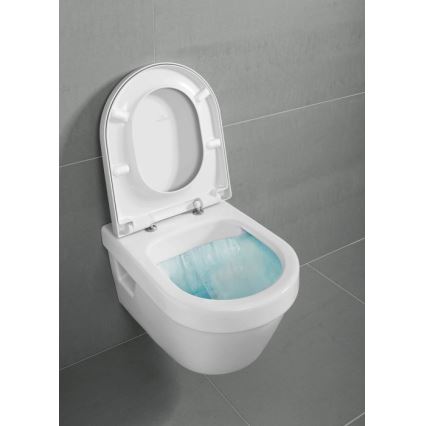 Villeroy & Boch 5684HRR1 - Závesné WC s sedadlom SoftClose ARCHITECTURA keramika/biela