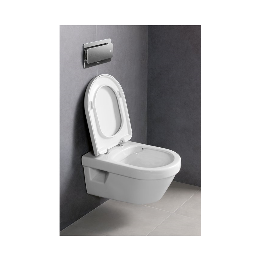 Villeroy & Boch 5684HRR1 - Závesné WC s sedadlom SoftClose ARCHITECTURA keramika/biela