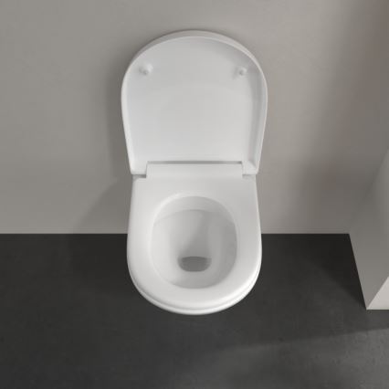 Villeroy & Boch 5688HR01 - Závesné WC s WC sedátkom SoftClose O.NOVO keramika/biela