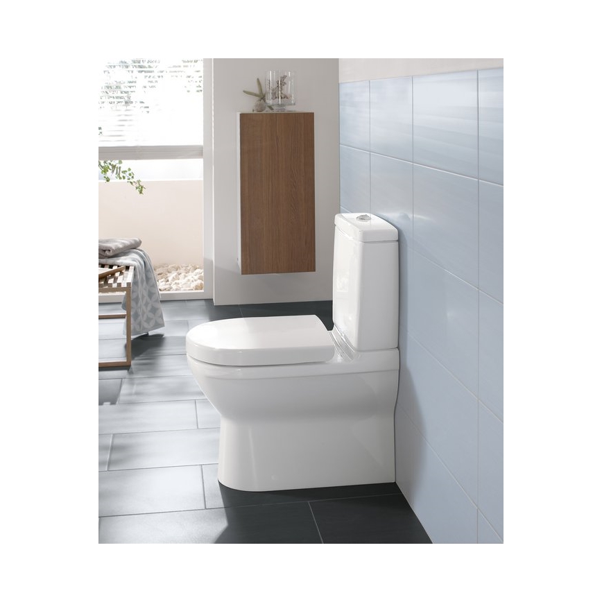 Villeroy & Boch 5788S101 - Splachovacia kombinovaná WC nádrž O.NOVO zadný/bočný prívod biela